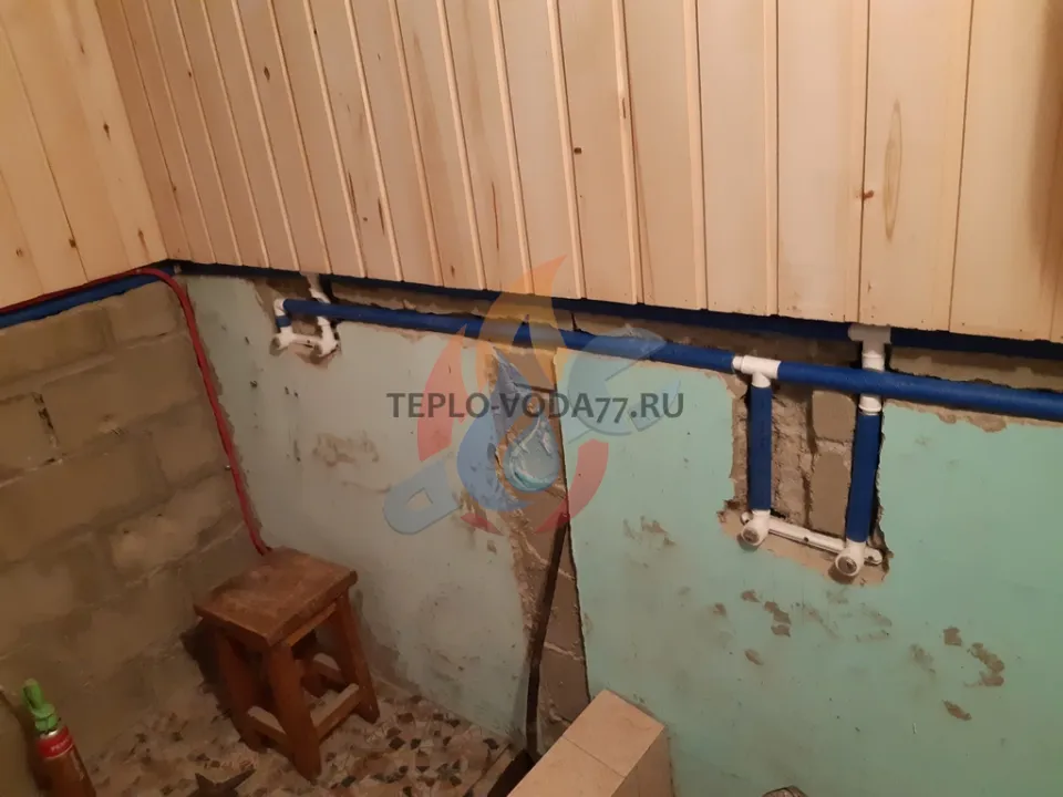 Выполним разводку и монтаж труб водоснабжения в частном доме Шаховская МО